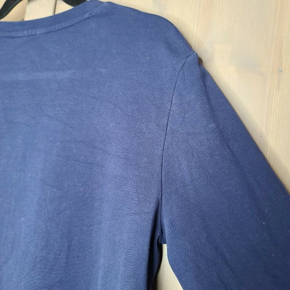 Fila Sweatshirt Mens Medium Blue Pullover Long Sleeve Athleisure Active Casual - Picture 7 of 10
